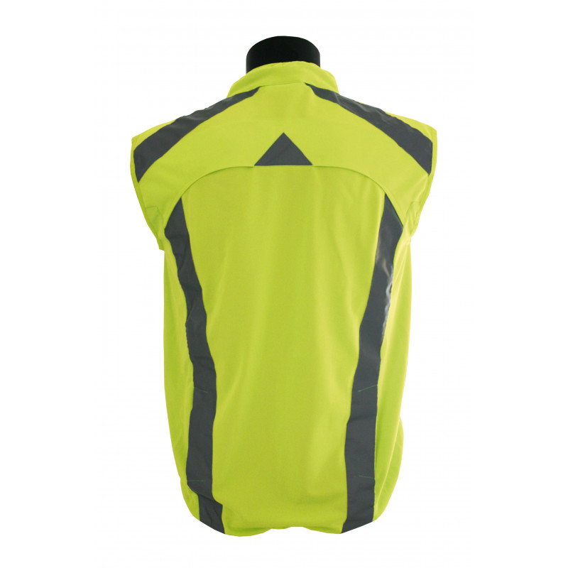 l2s visiokid gilet enfant sport sécurité haute visibilité jaune fluo  running cyclisme